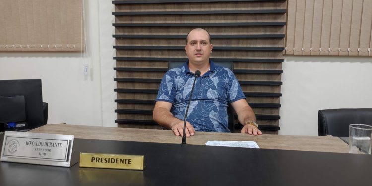 Presidente Ronaldo Durante destaca andamento dos trabalhos no Legislativo